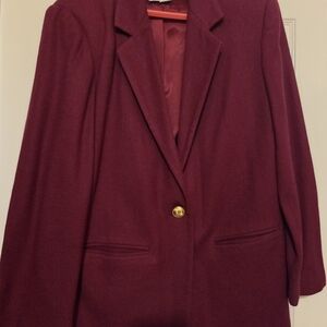 Savannah Burgundy Blazer for Women